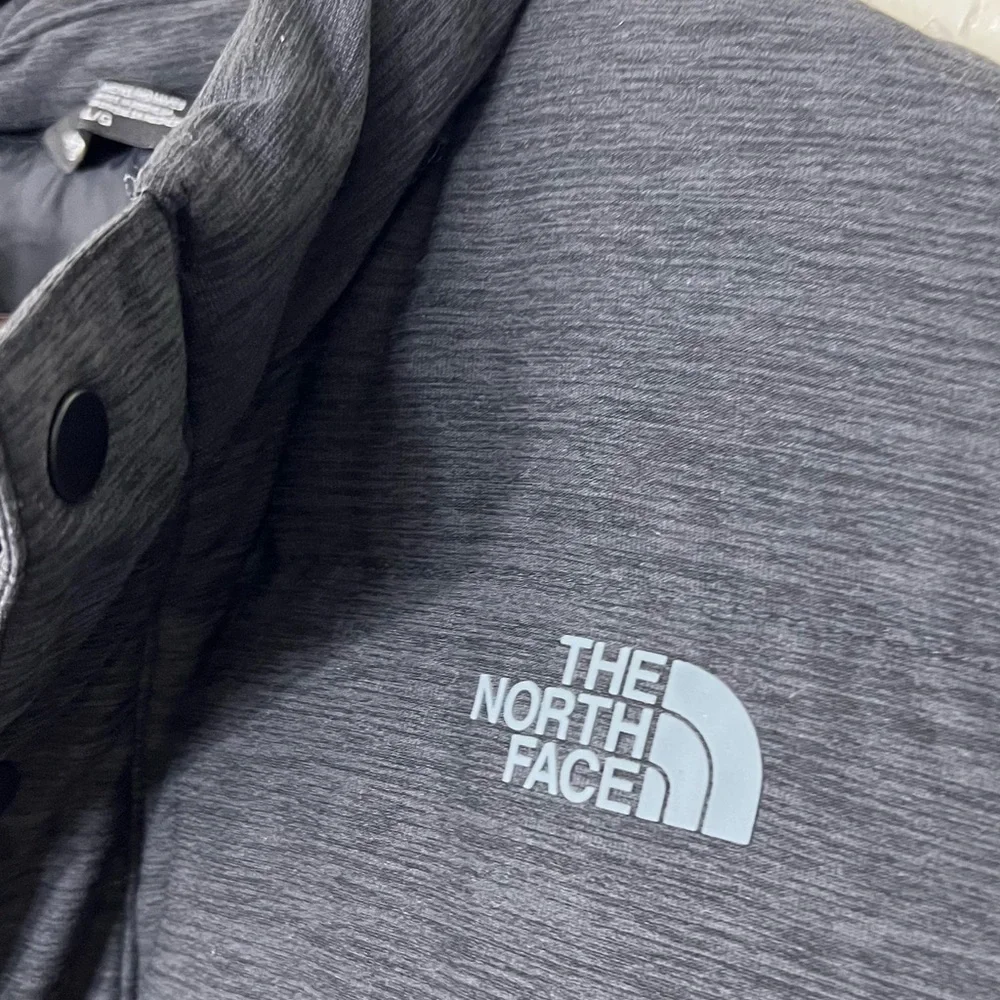 The North Face 550 Puffer Goose Down Filled Black 1/4 Snap Jacket Men's Large